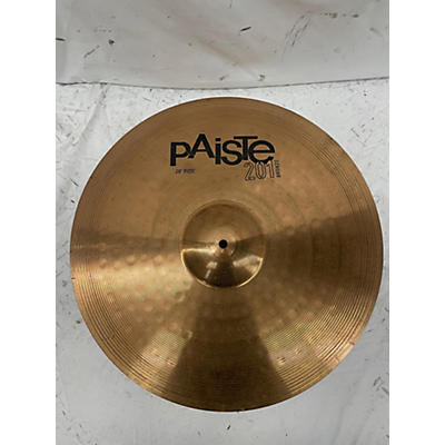 Paiste Used Paiste 20in 201 Bronze Ride Cymbal