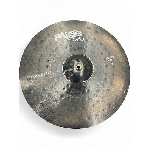 Used Paiste 20in 400 Color Sound Power Ride Cymbal 40