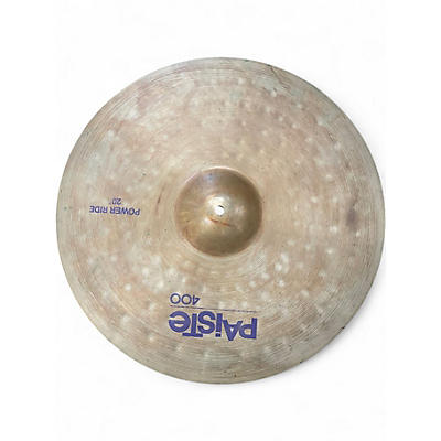 Used Paiste 20in 400 Power Ride Cymbal