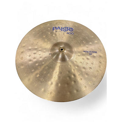 Paiste Used Paiste 20in 400 power ride Cymbal