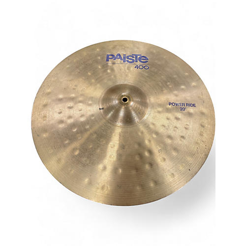 Paiste Used Paiste 20in 400 power ride Cymbal 40