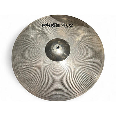 Used Paiste 20in 402 Nickel Silver Ride Cymbal