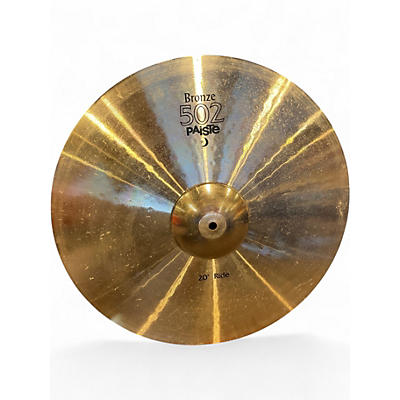 Used Paiste 20in 502 RIDE Cymbal