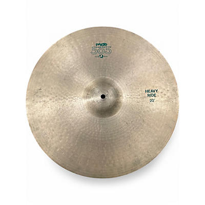 Used Paiste 20in 505 Heavy Ride GREEN LABEL Cymbal