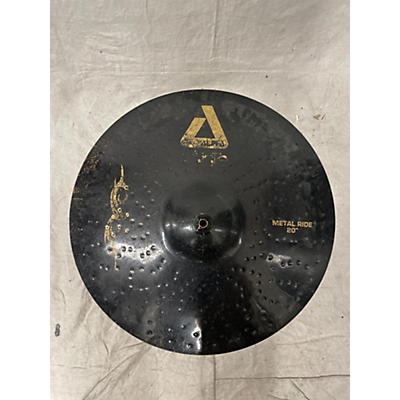 Paiste Used Paiste 20in ALPHA JOEY JORDISON ALPHA METAL RIDE Cymbal