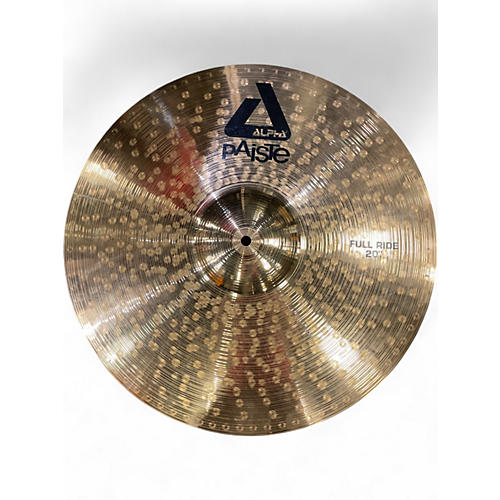 Used Paiste 20in Alpha Full Ride Cymbal 40