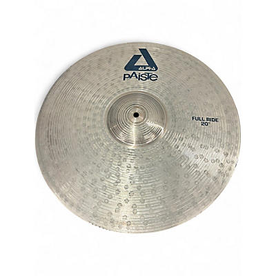 Used Paiste 20in Alpha Groove Ride Brilliant Cymbal