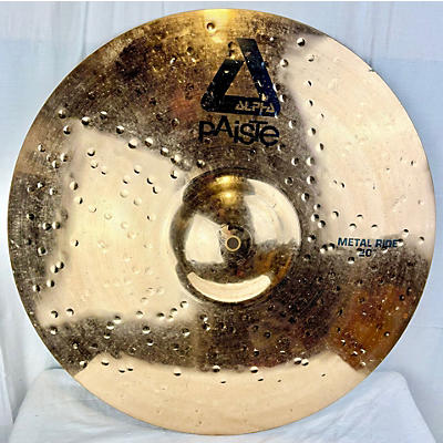 Paiste Used Paiste 20in Alpha Metal Ride Brilliant Cymbal