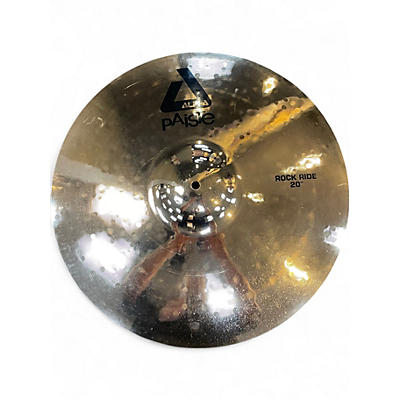 Used Paiste 20in Alpha Rock Ride Brilliant Cymbal