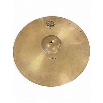Used Paiste 20in BRONZE 502 Cymbal