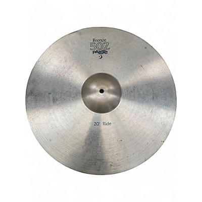 Paiste Used Paiste 20in Bronze 502 Ride Cymbal