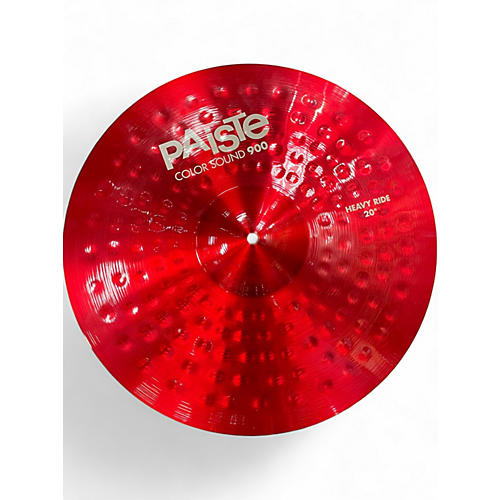 Used Paiste 20in COLOR SOUND HEAVY RIDE Cymbal 40