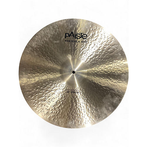 Paiste Used Paiste 20in Formula 602 Modern Essentials Crash Cymbal 40