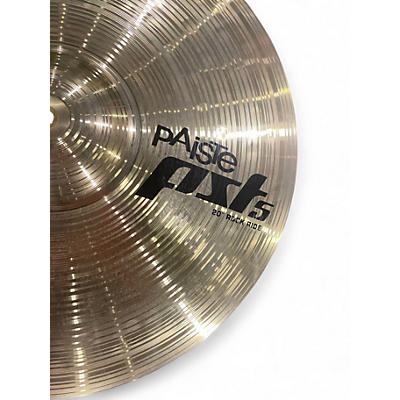 Used Paiste 20in PST5 ROCK RIDE Cymbal