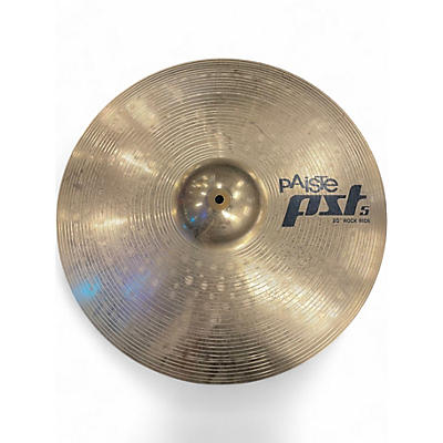 Used Paiste 20in PST5 Rock Ride Cymbal