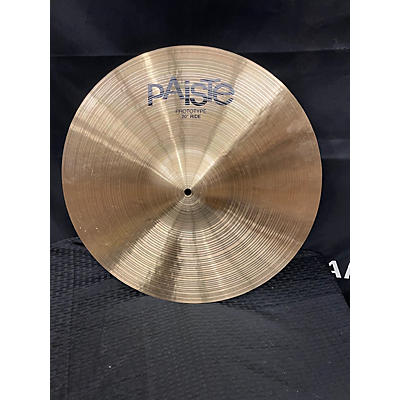 Paiste Used Paiste 20in Prototype Ride Cymbal