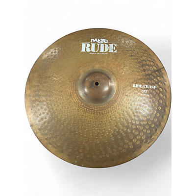 Paiste Used Paiste 20in Rude Classic Crash Ride Cymbal