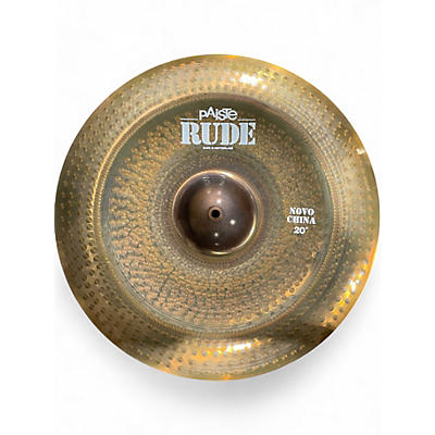 Used Paiste 20in Rude Novo China Cymbal