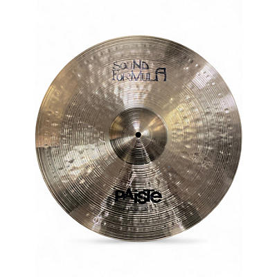 Used Paiste 20in SOUND FORMULA POWER Cymbal