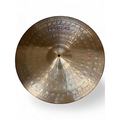 Used Paiste 20in Series 3000 Heavy Ride Cymbal