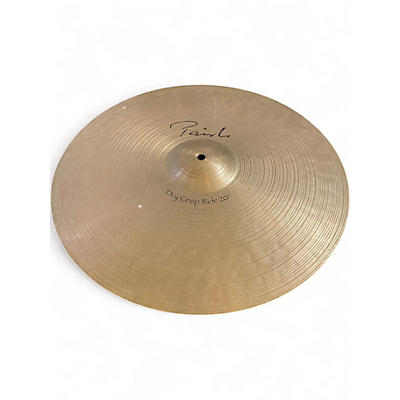 Used Paiste 20in Signature Dry Crisp Ride Cymbal