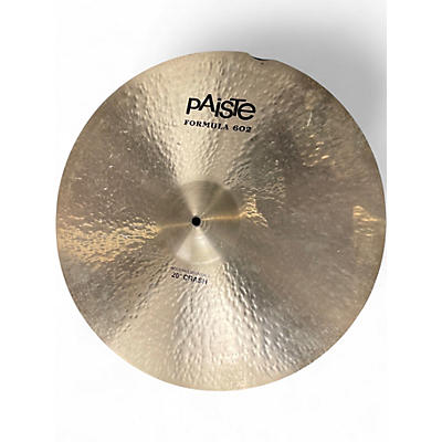 Used Paiste 20in formula 602 Modern Essentials Crash Cymbal