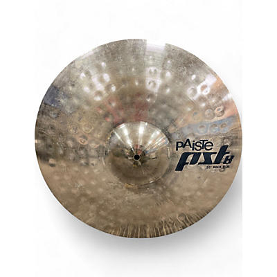 Used Paiste 20in pst8 rock ride Cymbal