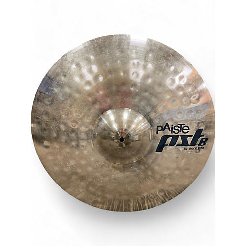 Paiste Used Paiste 20in pst8 rock ride Cymbal 40