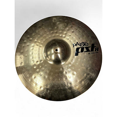 Used Paiste 20in pst8 rock ride Cymbal