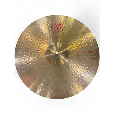 Used Paiste 21in 2002 Power Ride Cymbal