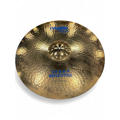 Used Paiste 22in 2000 SERIES SOUND REFLECTIONS POWER RIDE Cymbal