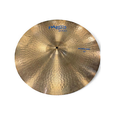 Used Paiste 22in 2000 Series Power Ride Cymbal