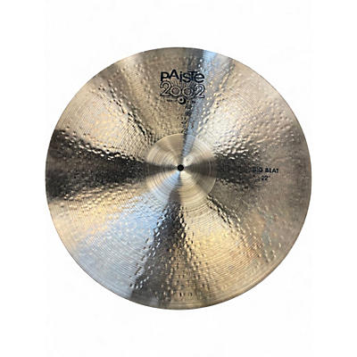 Used Paiste 22in 2002 Big Beat Cymbal