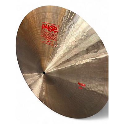 Used Paiste 22in 2002 Ride Cymbal
