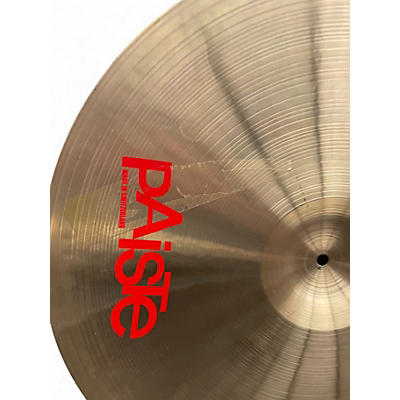 Used Paiste 22in 2002 Ride Cymbal