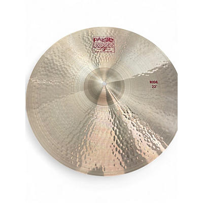 Used Paiste 22in 2002 Ride Cymbal