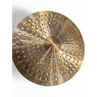Used Paiste 22in ALPHA HEAVY RIDE Cymbal
