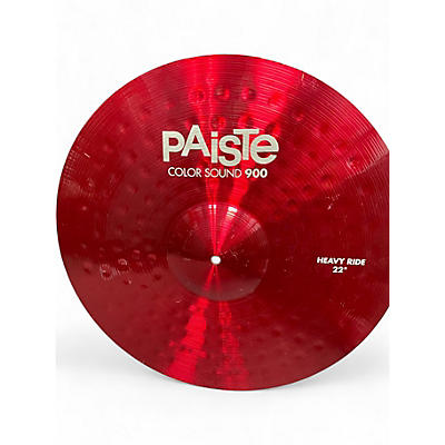 Used Paiste 22in Colorsound 900 Heavy Ride Cymbal