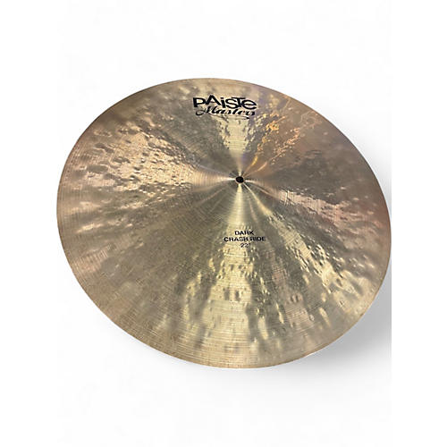 Used Paiste 22in MASTERS DARK CRASH RIDE Cymbal 42