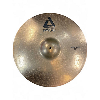 Used Paiste 22in Rock Ride Cymbal