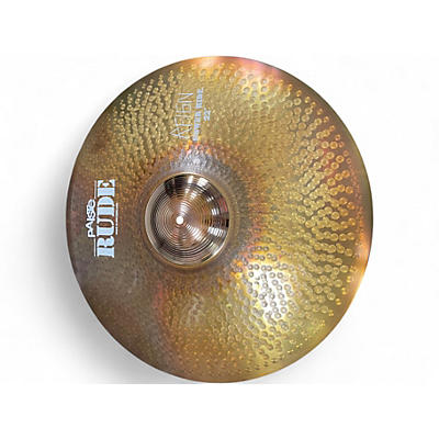 Used Paiste 22in Rude The Reign Power Ride Cymbal
