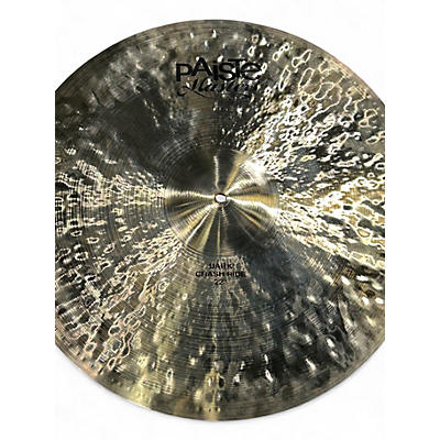 Used Paiste 22in Twenty Masters Collection Dark Ride Cymbal