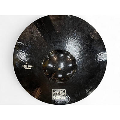 Used Paiste 22in mega bell ride Cymbal