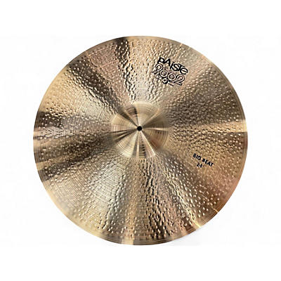 Used Paiste 24in 2002 BLACK BIG BEAT RIDE Cymbal