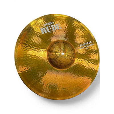 Used Paiste 24in RUDE eclipse ride 24" Cymbal