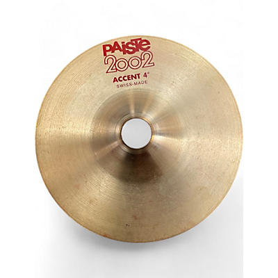 Paiste Used Paiste 4in 2002 ACCENT SPLASH Cymbal