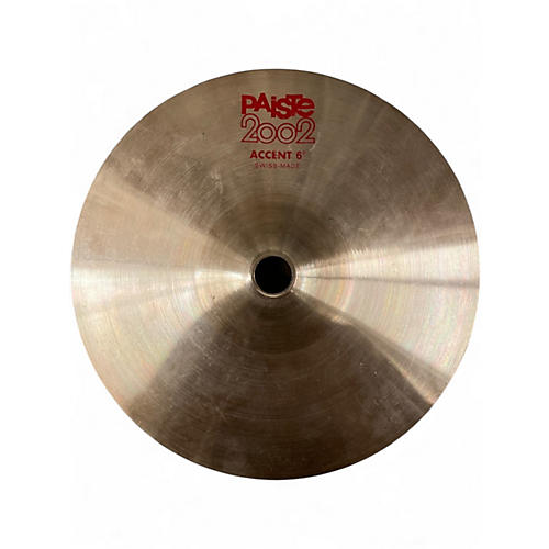 Used Paiste 6in 2002 ACCENT Cymbal 22
