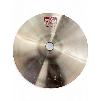 Used Paiste 6in 2002 Accent Cymbal