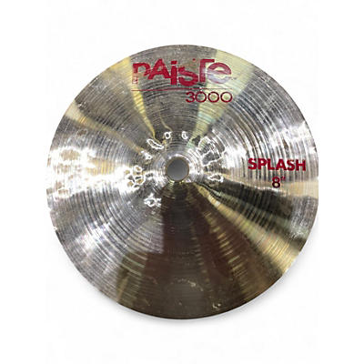 Used Paiste 8in 3000 splash Cymbal