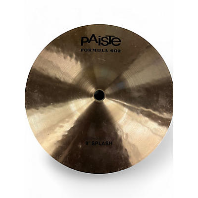 Used Paiste 8in FORMULA 602 MODERN ESSENTIALS SPLASH Cymbal